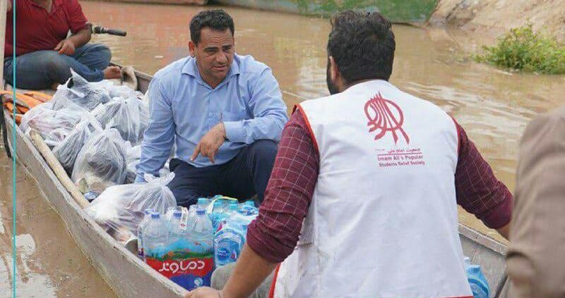 امدادرسانی سیل خوزستان بهار 98