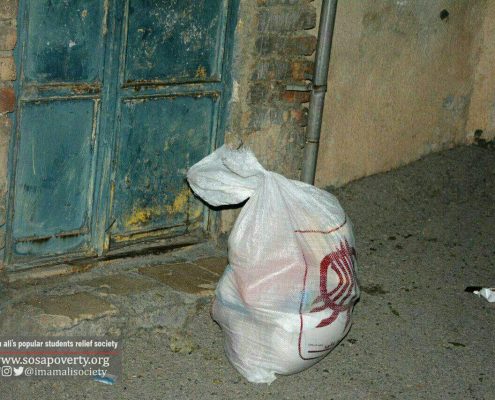 توزیع کیسه های طرح کوچه گردان عاشق در استان کرمانشاه